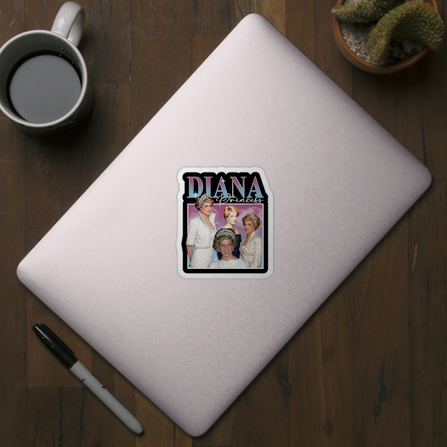 Princess Diana Homage Vintage by Den Tbd